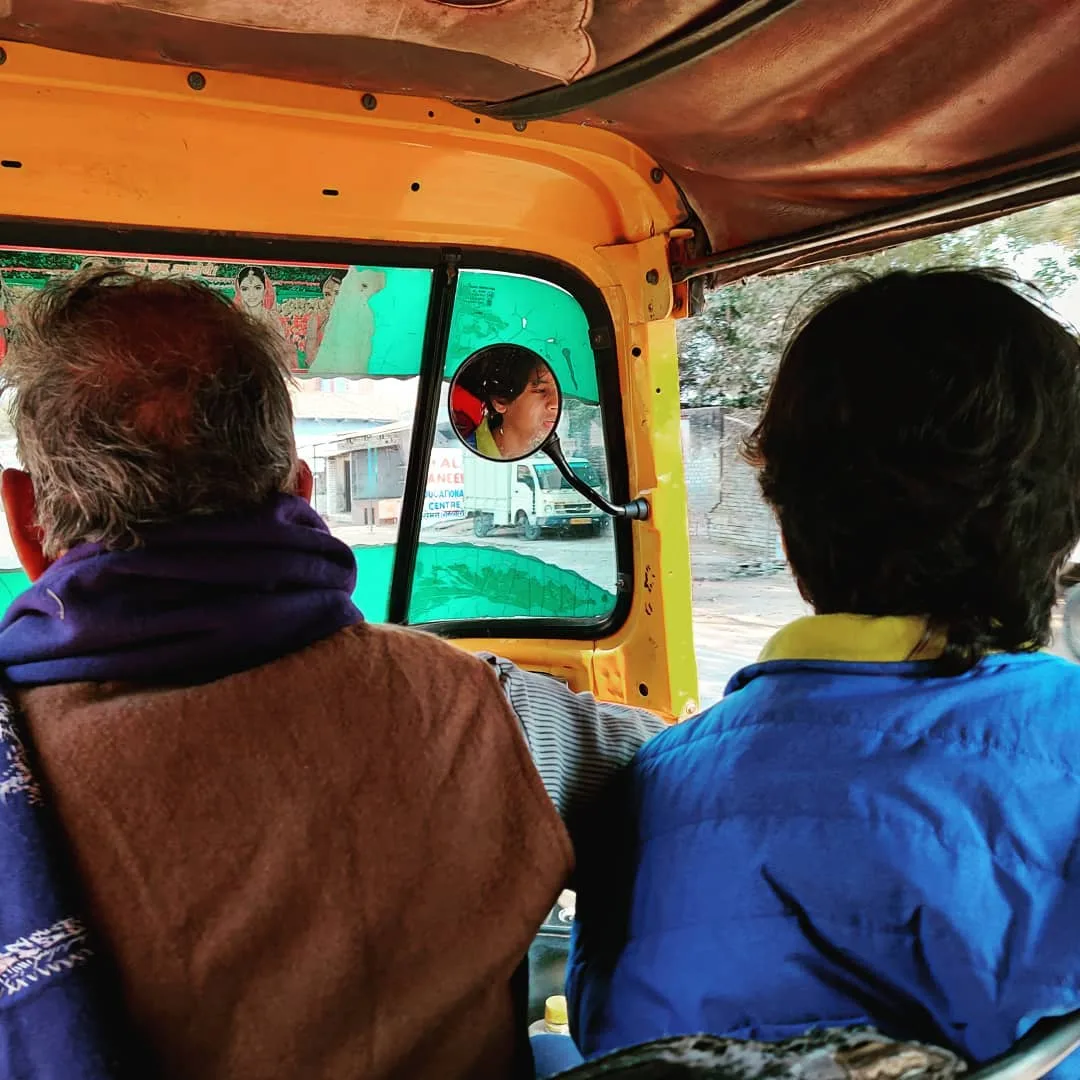 Elvis has left the building.

In an auto.