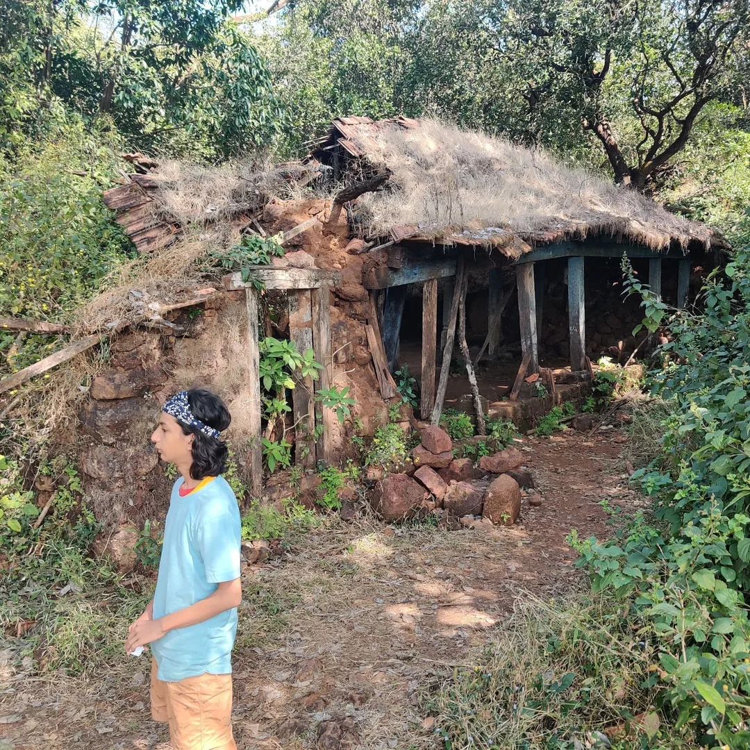 The jungle reclaims a temple in a relocated village.