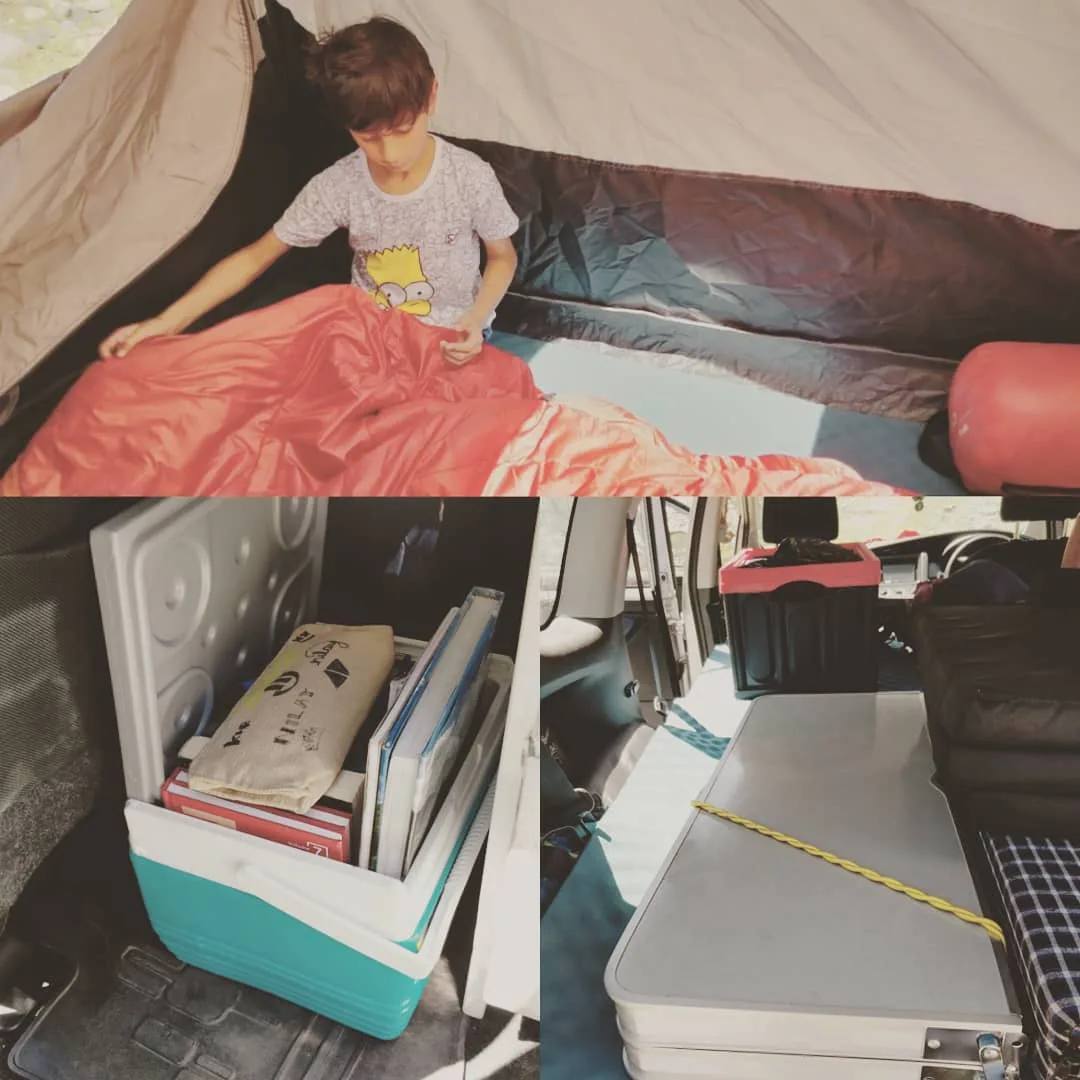 We are all tired this morning. Sleeping in the #tent 🎪 wasn't anywhere as comfortable as sleeping in the #van 🚐. In fact I have had better sleep 🛏 in the #van than I usually do at 