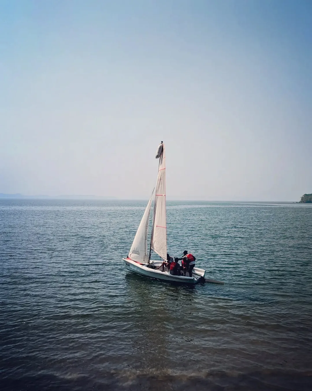 That's me kids. Sailing. A different kind of caravan.