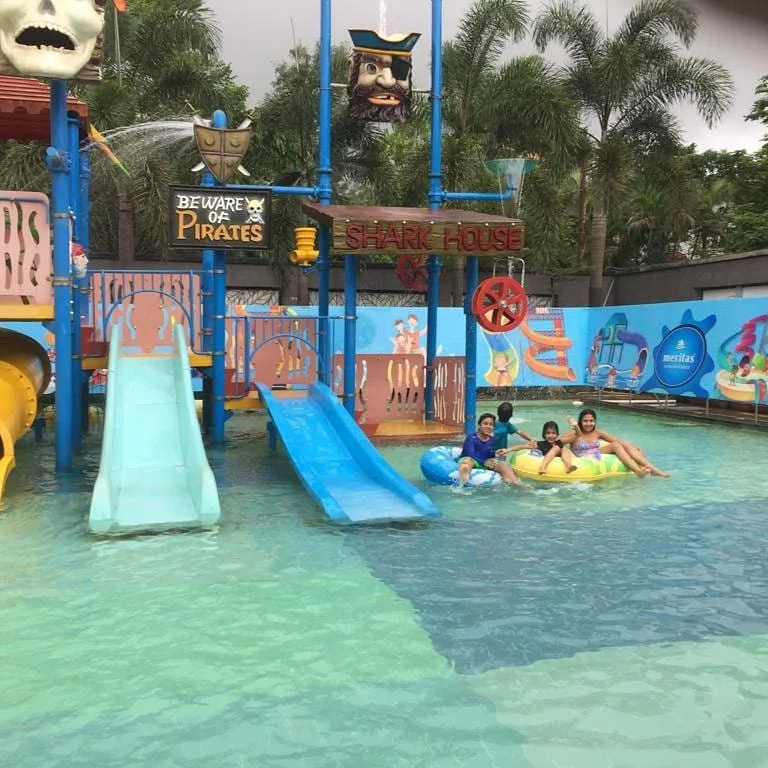 Some people are grossed out by water parks.

Others take to them like a fish takes to water
