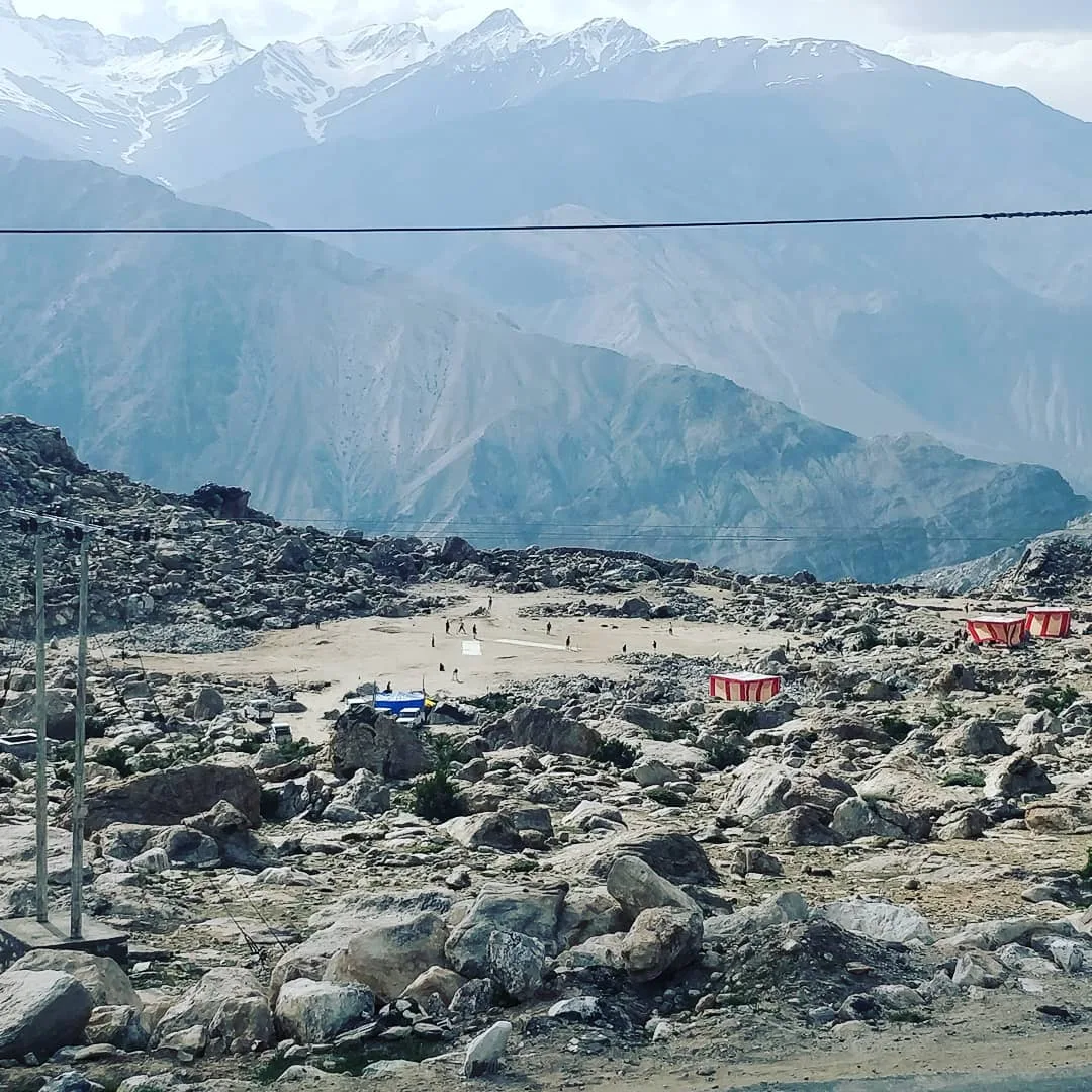 A #highaltitude #game of #cricket at #Nako
