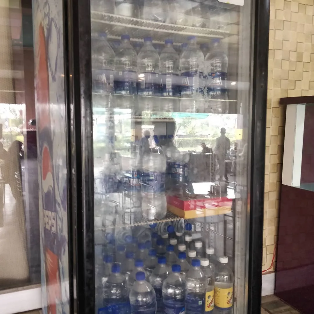 Back in the #plains, we stopped over at a dhaba. They gave us a bottle of #packaged #water without us asking for it. I only saw the bottle on our table after I saw it in the bill. 