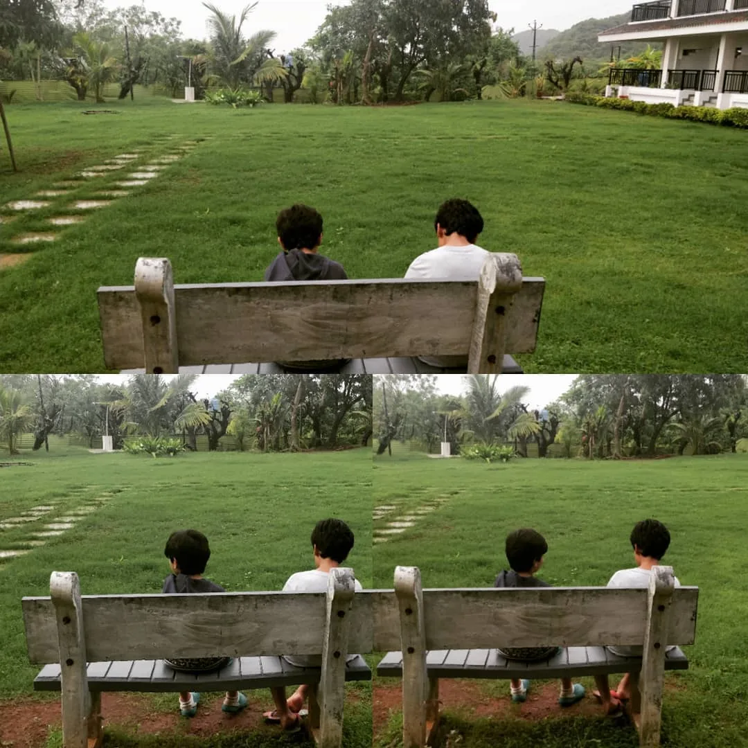 S1 captured these candid pics of M2 and M1.

What do you think of them?