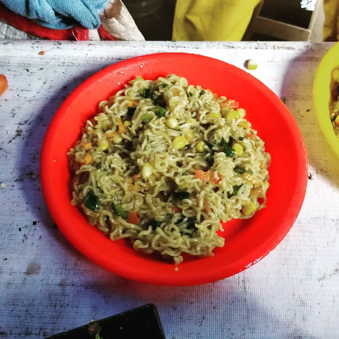 When you're stuck in the rain, even #Maggi looks sumptuous