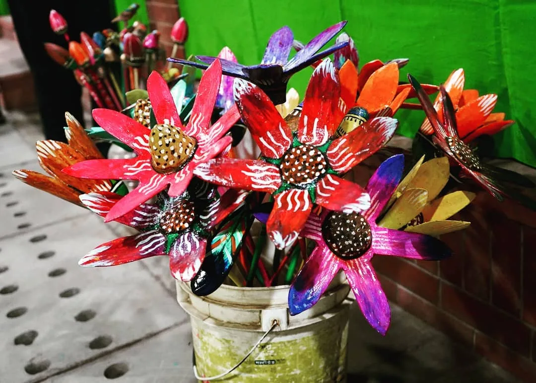 #flowers #delhi #dastkar #craft #handmade
