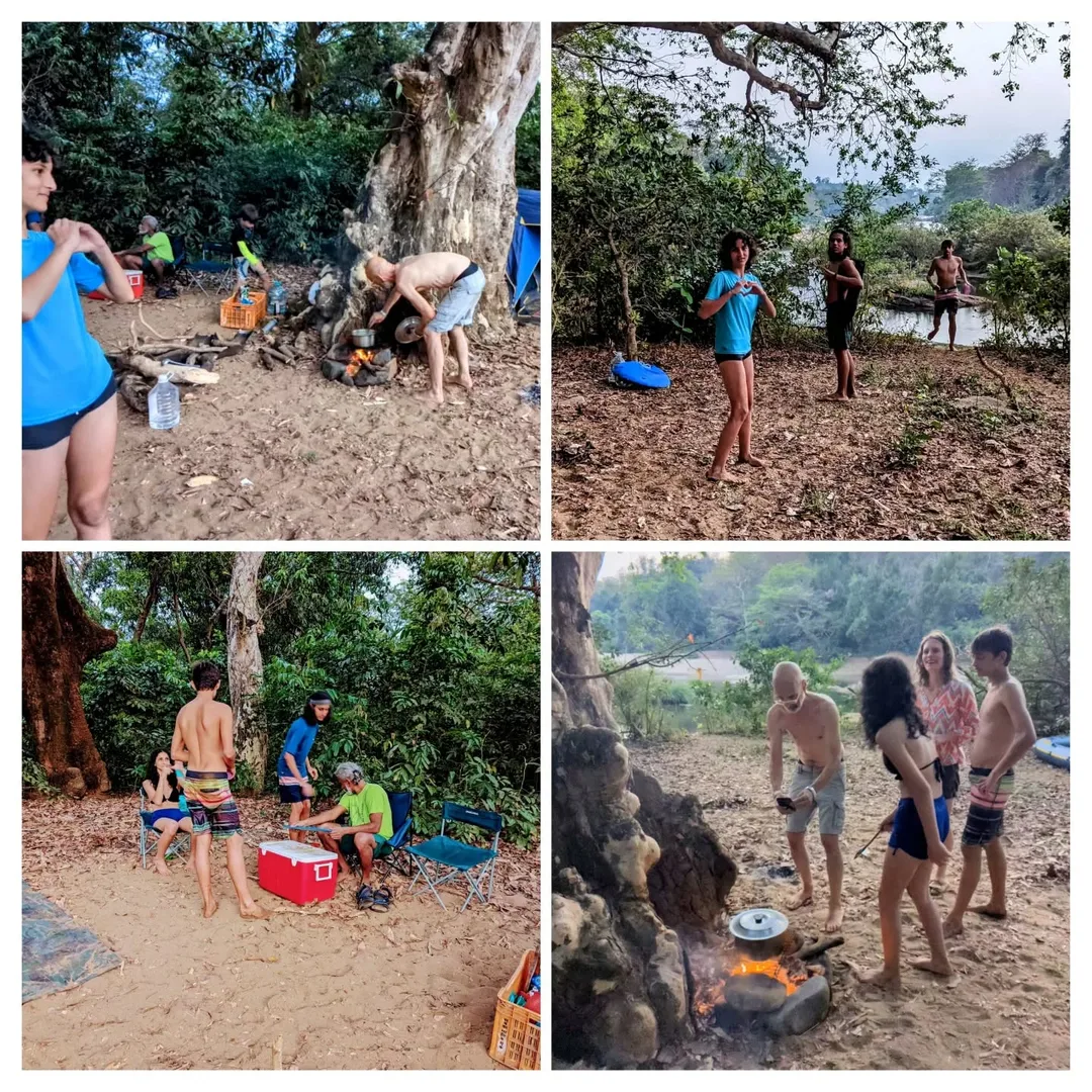 @sephibergerson 's lovely family invited us over and fed us yummy fresh cooked #food.

I finally found people in India who have more camping gear than me. My tribe 😁