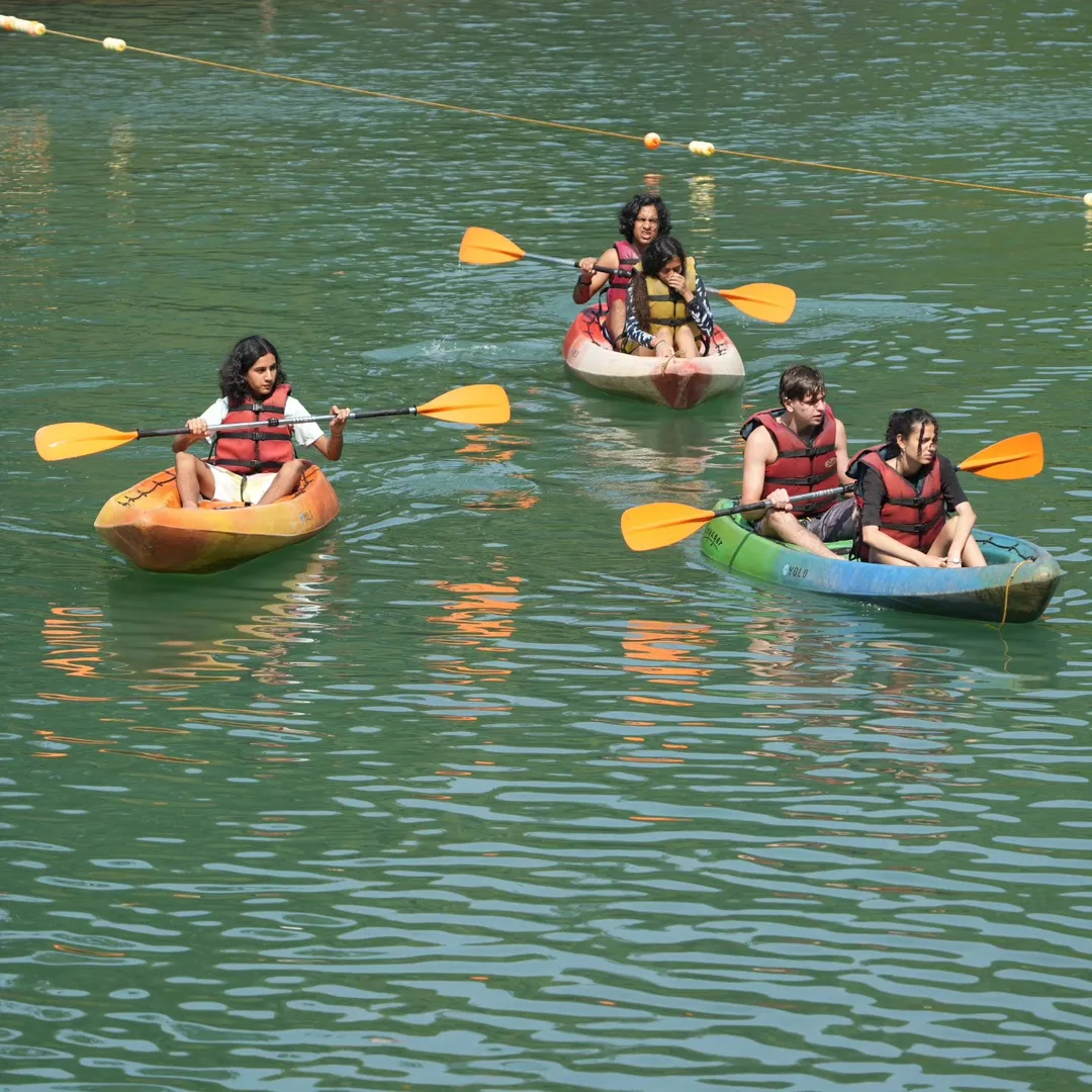 #Kayaking in the #Kali river. The high point of any #Dandeli trip.