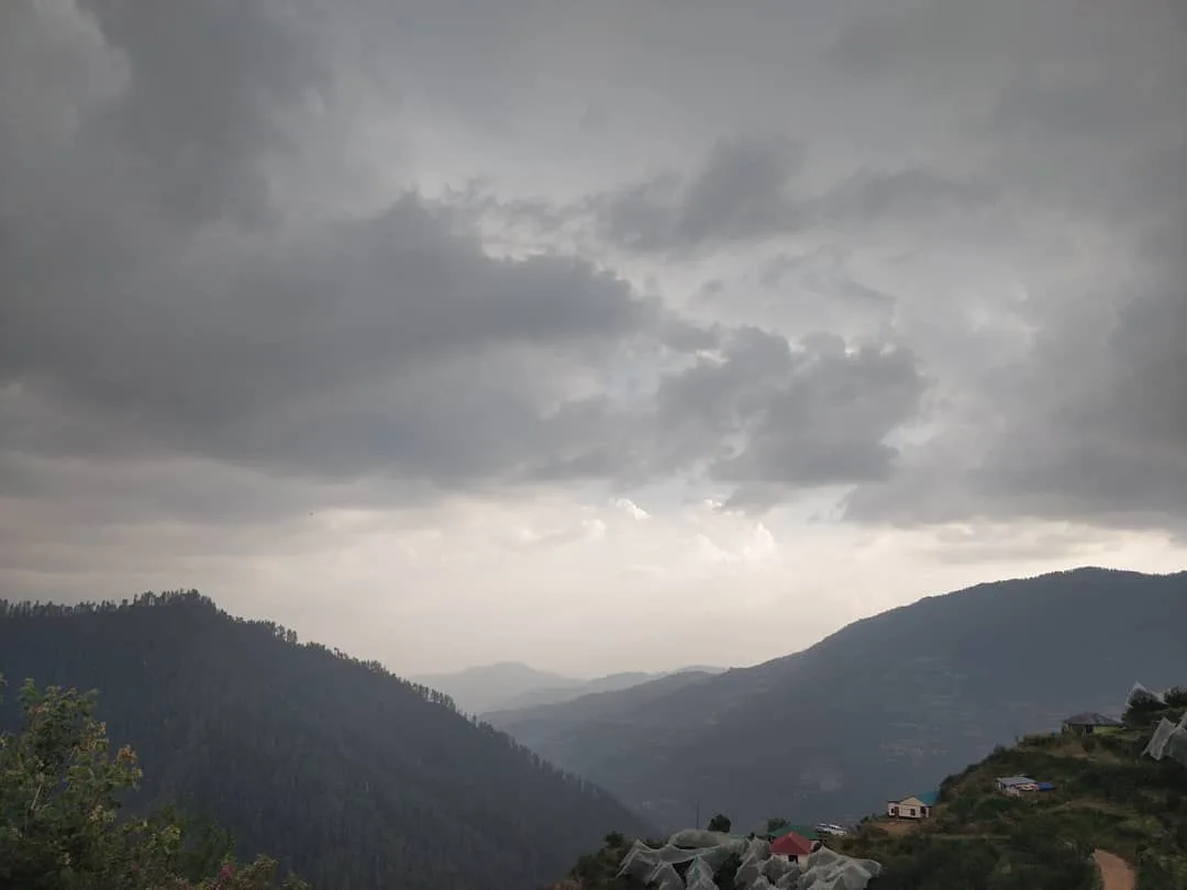 It's #raining. And the #clouds are #painting again.

It's raining and our tent doesn't have a rainfly. We shall see.