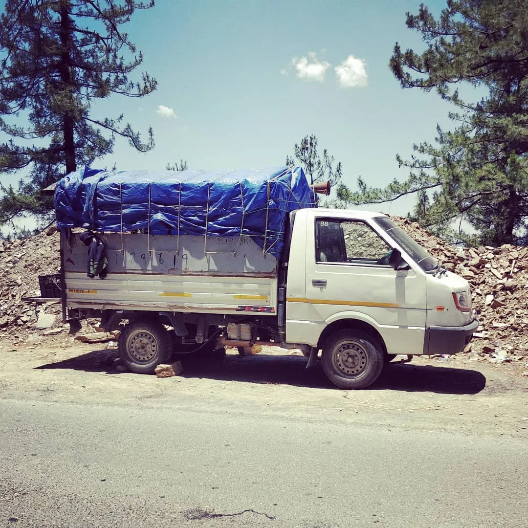 Our #watermelon seller is also a #vanlifer. His #caravan is built on a truck. He's got a full size cooking gas, utensils, and some gear in a gunnysack. He's got #thresh on the floo