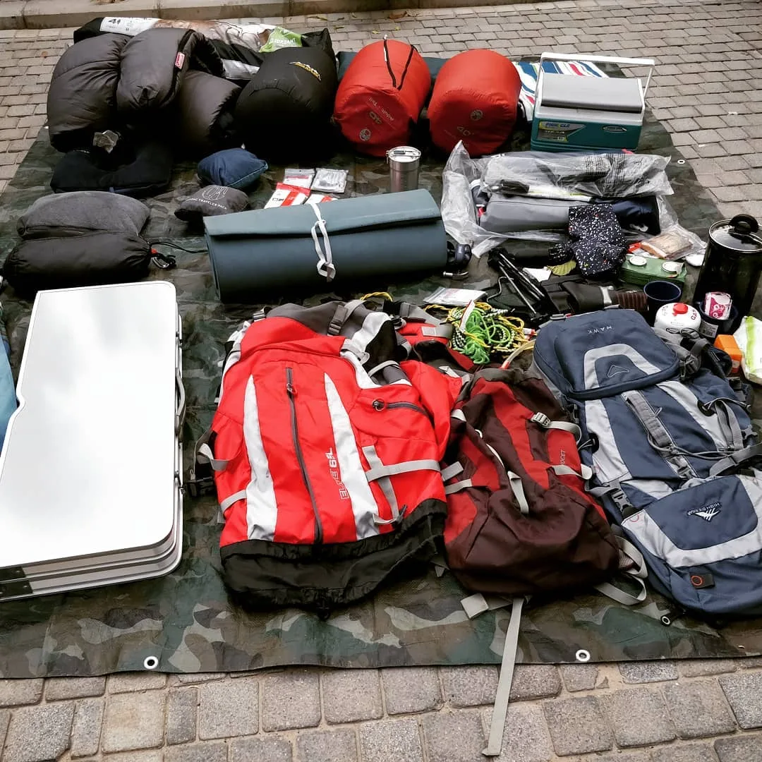 Here is the gear we will be taking with us to #Kaza #HimachalPradesh. Suggestions on what else to include or exclude are very welcome.

#camping #campinggear #vanlife #backpacking 