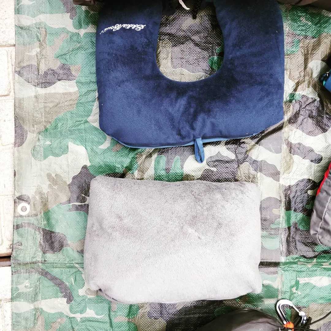 Here's a whole bunch of closeups of our gear. Safety stuff, backpacks, cooking stuff, pillows, umbrellas, etc. Are we missing anything important?

#camping #campinggear #hikinggear
