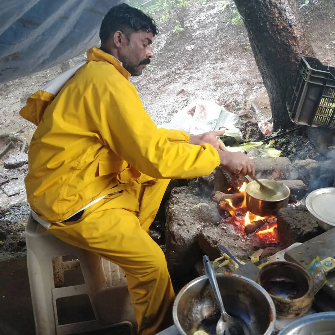 #Street #food in the #rain (caption to be read to the tune of "brown girl in the rain")
