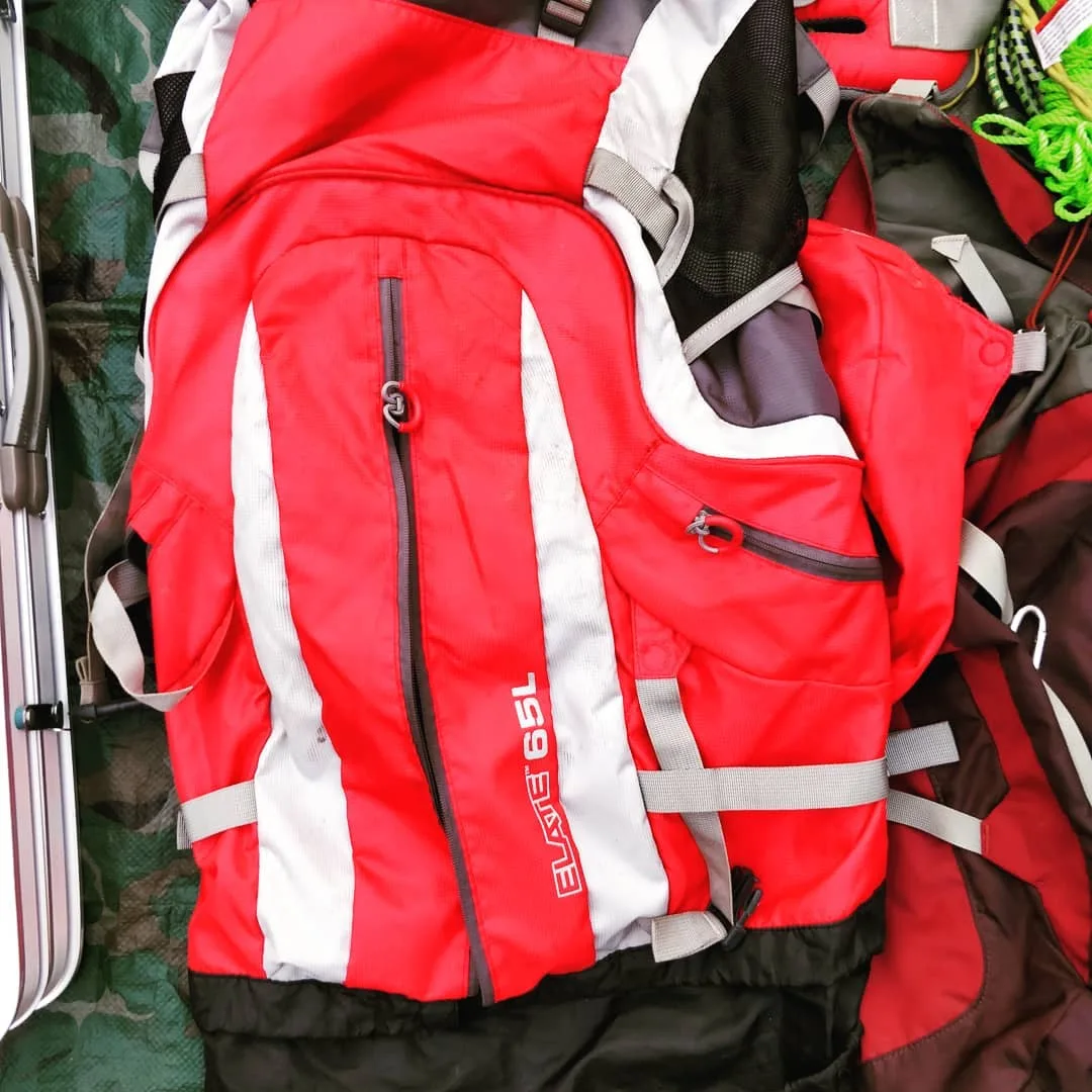 Here's a whole bunch of closeups of our gear. Safety stuff, backpacks, cooking stuff, pillows, umbrellas, etc. Are we missing anything important?

#camping #campinggear #hikinggear