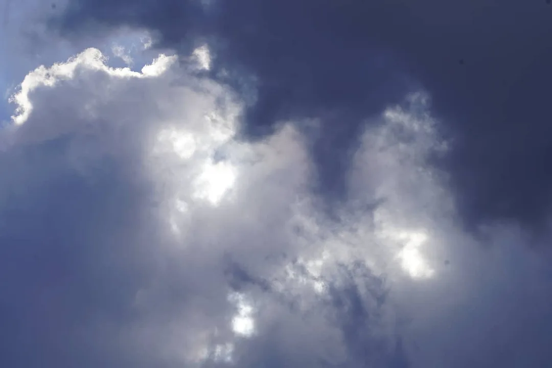The sunlight made the #clouds its canvas