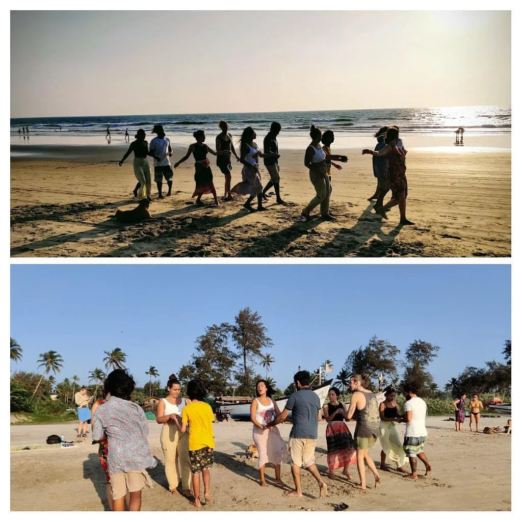 Winters... when the boys were learning salsa on the beach.

The rains are nice. But the winters are better.