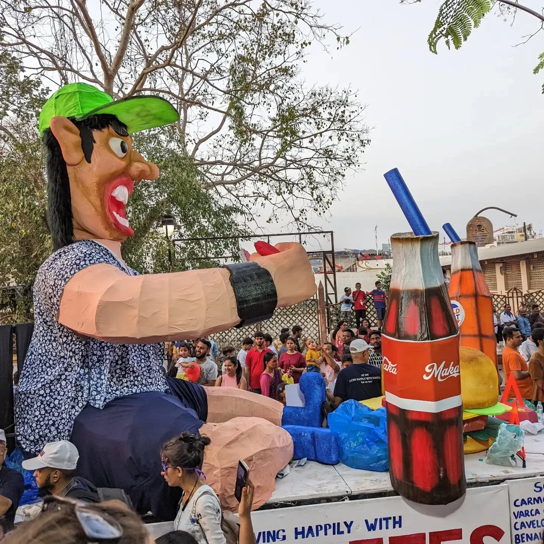 The junk food guy was there.