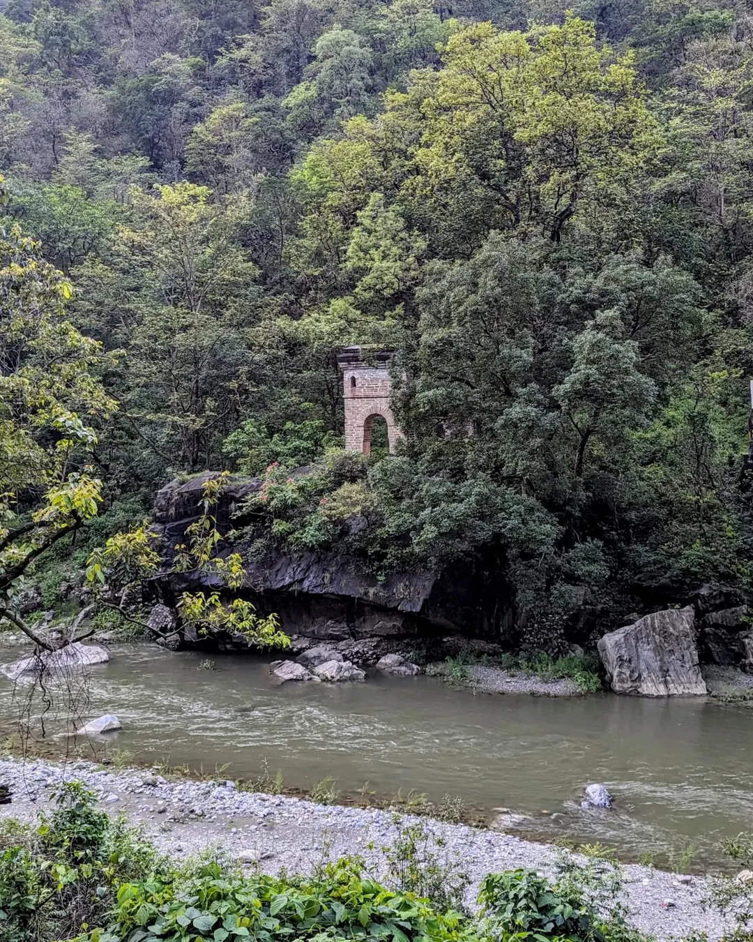 It's all just #forest and this #abutment.

Or at least I can frame things that way 😁

Insta insists on cropping the sky out of this pic. Sigh.