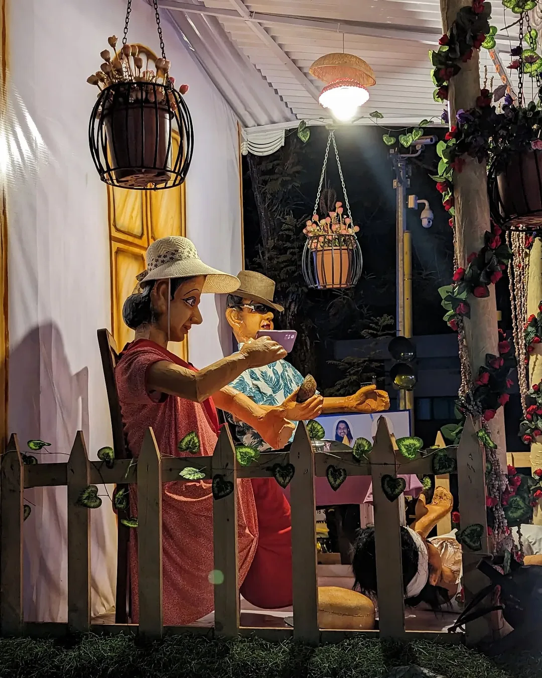 We leave you tonight, with what seems like the depiction of a tourist photographing a Goenkar who has had too much to drink and is now have a siesta on their Balcao. There can be n