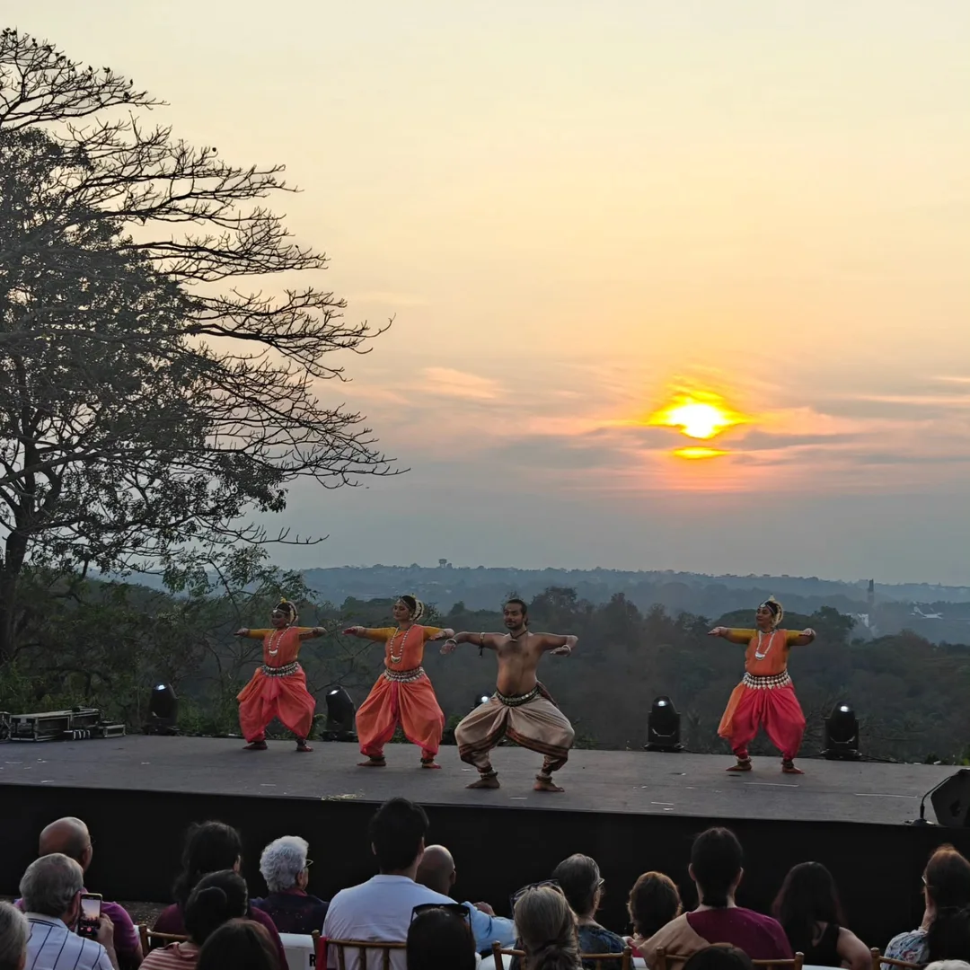 The Basilica of Bom Jesus and other gems of Goa Velha, the dancers, and the setting sun.