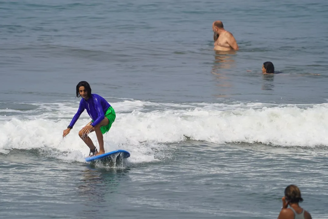 'Twas a good day to be out surfing