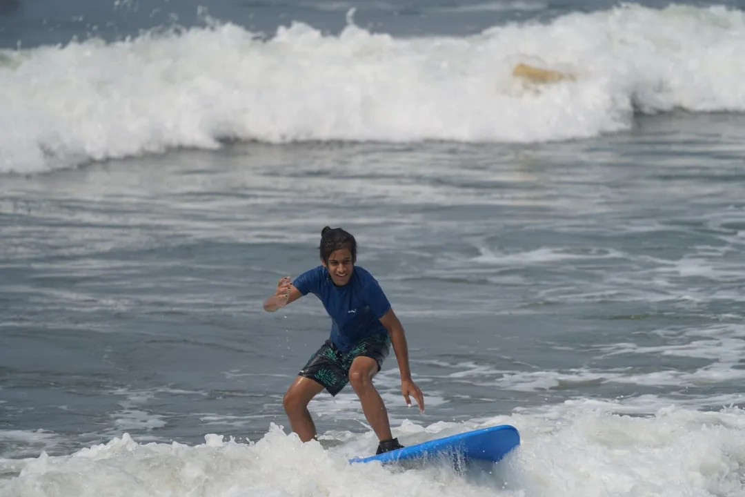 'Twas a good day to be out surfing