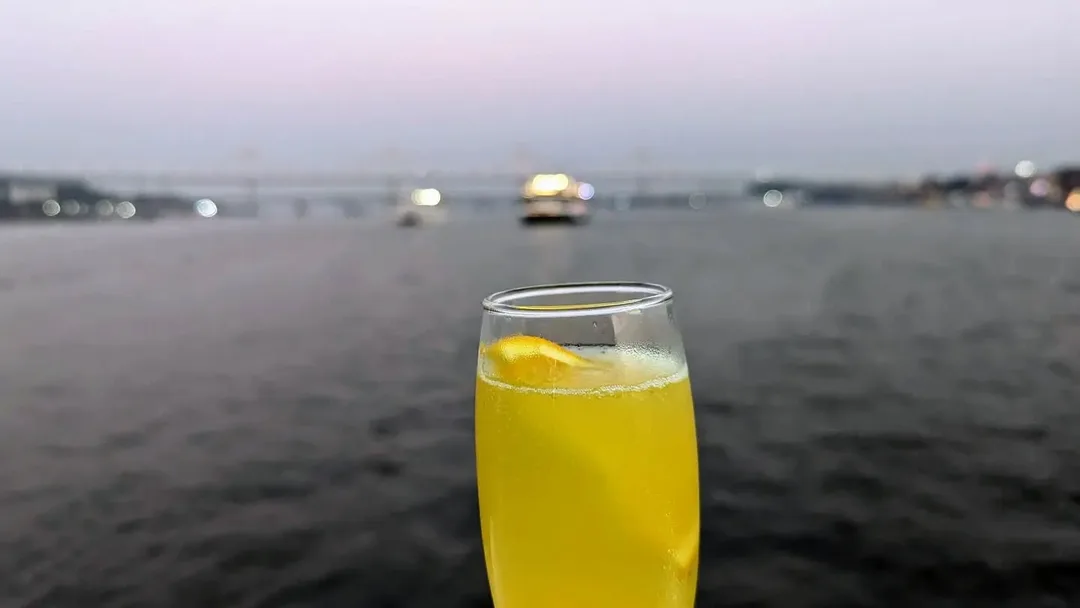 We got invited to a boat party on Christmas eve