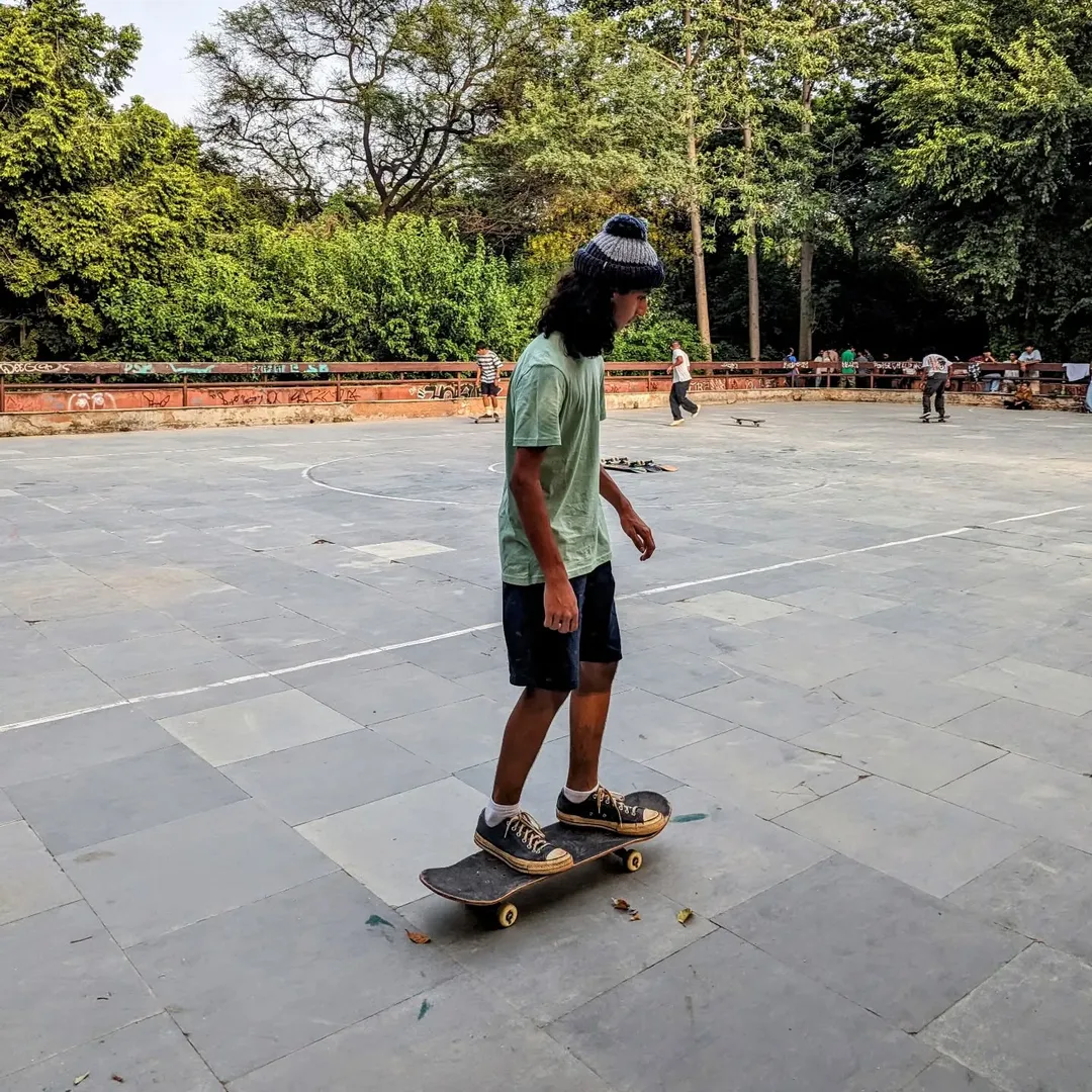 We got to meet up with the skater girl. And watch her in action! And participate. Woo hoo.