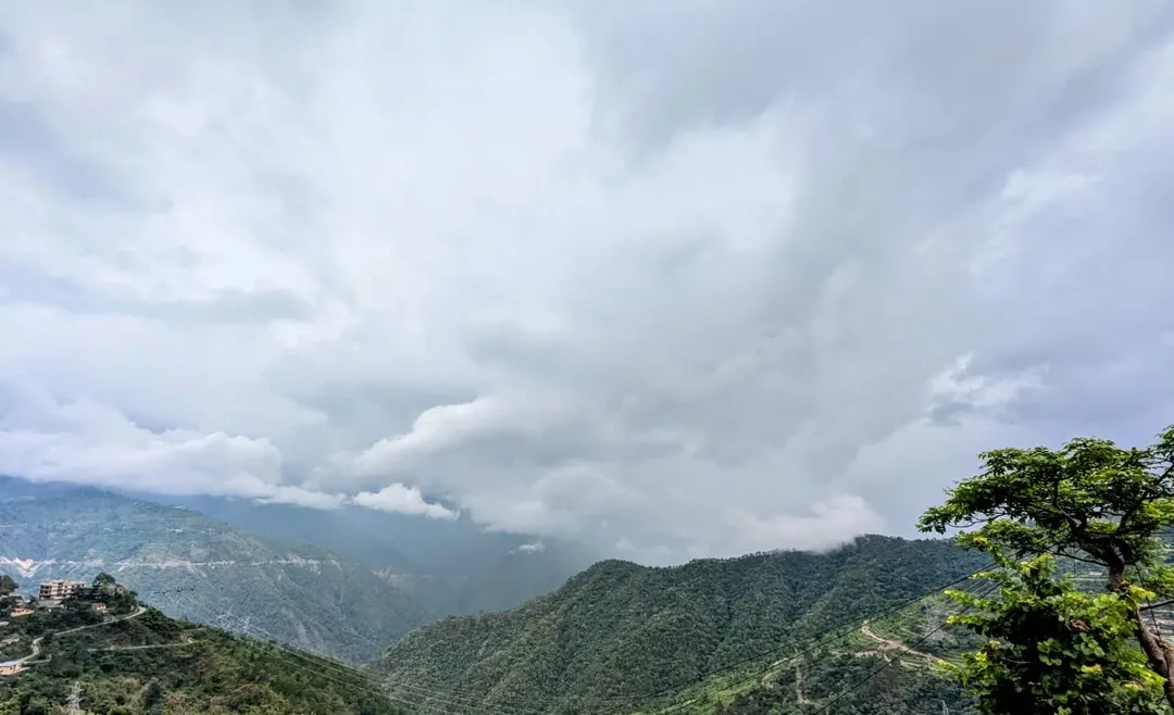 Don't go into the #mountains in the #monsoons, they said. We've been driving through #clouds and the #rain for hours now. Wonderful #roads so far.