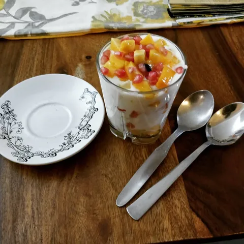 At the Café #Deyzor in #Kaza, junior had the delectable #muesli with #fruits and #yogurt.

We had a lot more food there,