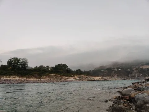 As the day broke, the view was so serene