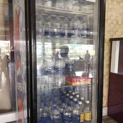 Back in the #plains, we stopped over at a dhaba. They gave us a bottle of #packaged #water without us asking for it. I o