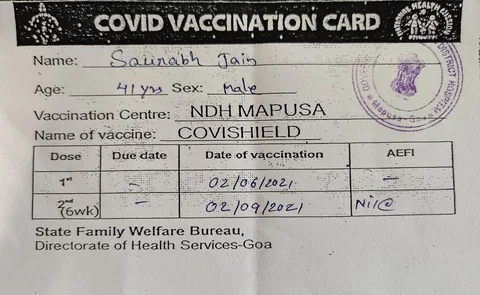 Got fully vaccinated today.

What a lovely experience. The staff at the Government District Hospital in Mapusa were more