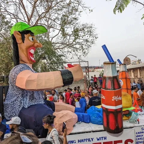 The junk food guy was there.