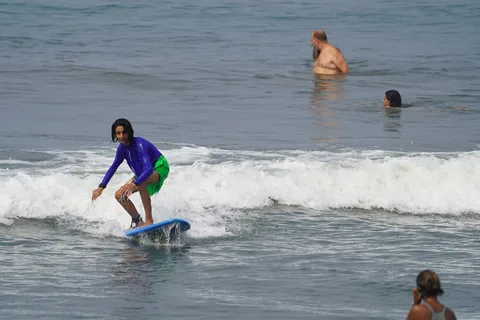 'Twas a good day to be out surfing