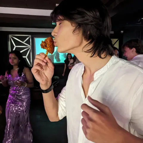 His favourite part of the Prom