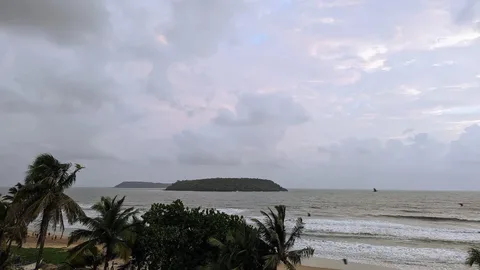 #Clouds #painting the #sky last evening. View from #Baina beach, looking out towards #Pequeno and #Grande islands.